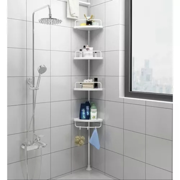 Duschhylla Hörn Justerbar / Badrumshyllan - 4 hyllplan YY 1410