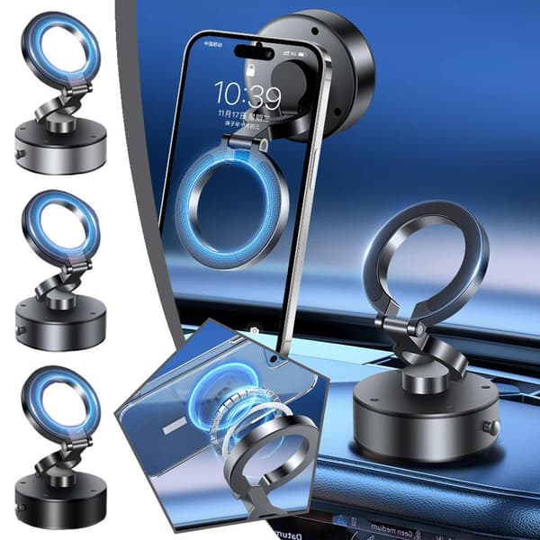 Bil Mobiltelefonholder Gravity Luftventil Universal Mount 360 Rotasjon Hot N I3W8 Black One size