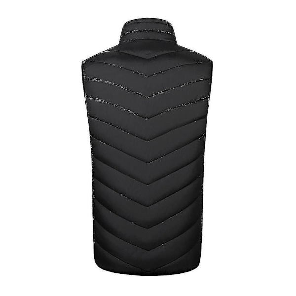 Oppgradert 13-sone oppvarmet vest for menn USB-lading oppvarmet jakke Smart oppvarmet ermeløs jakke XL