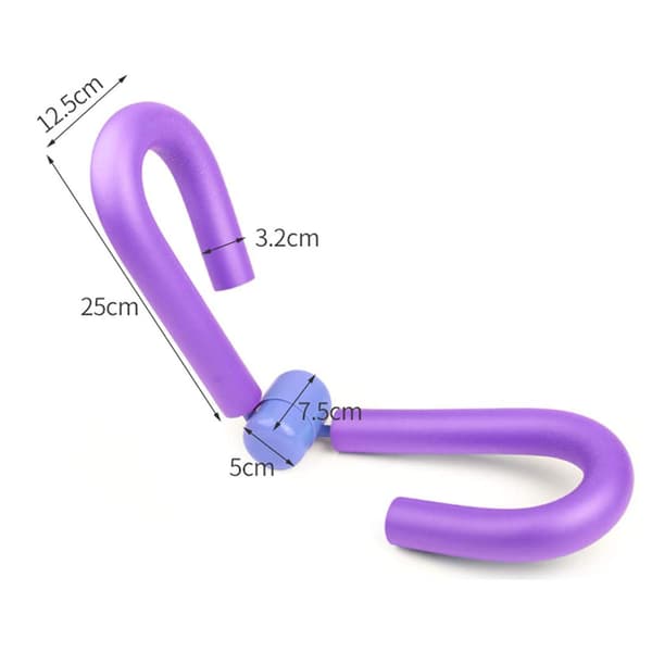 Thigh Master Multifunktionell Träningsutrustning för Benmuskler Purple