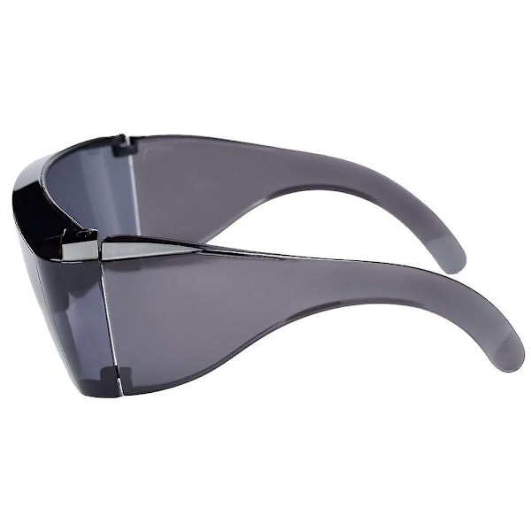 Ekstra Store Solbriller � Passer Over Solbriller Til Personer Med Briller I Solen - Sort Black