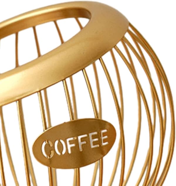 Kaffe Kapsel Oppbevaringskurv, Kaffe Kapselholder, Espresso Kapsel Organizer for Kaffebar pink