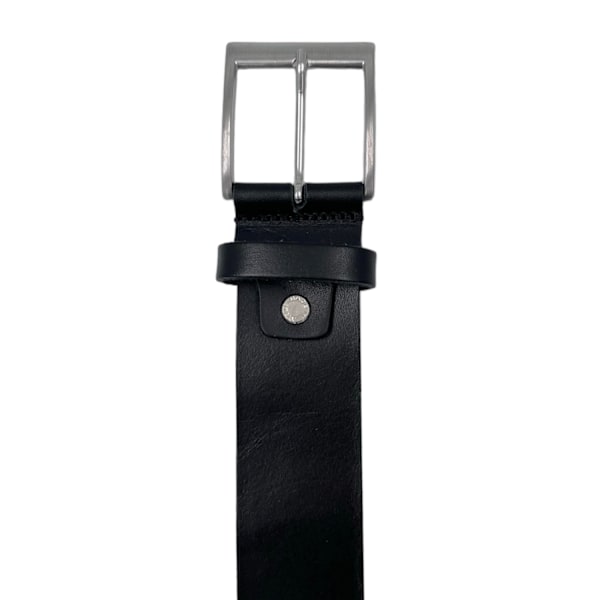 Miesten nahkavyö Musta 120cm Black