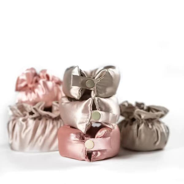 Värmefria Hårrullar Lazy Hair Rollers Värmelös Locktång Rosa Brown