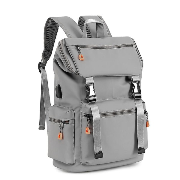 Notebook-ryggsäck Multifunktionell Stöldskyddsvattentät Laptop-ryggsäck för män Dark Grey