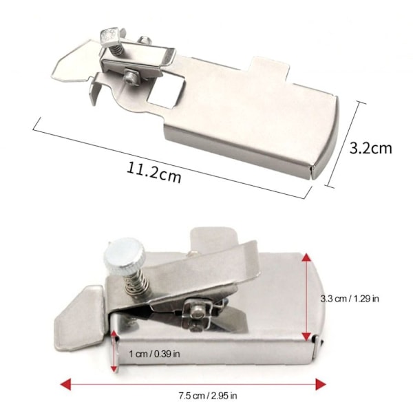 1/2ST Magnetisk sömguide sömstyrningsregel 2ST STIL 1 2ST Y 2pcs style 1 2pcs style 1