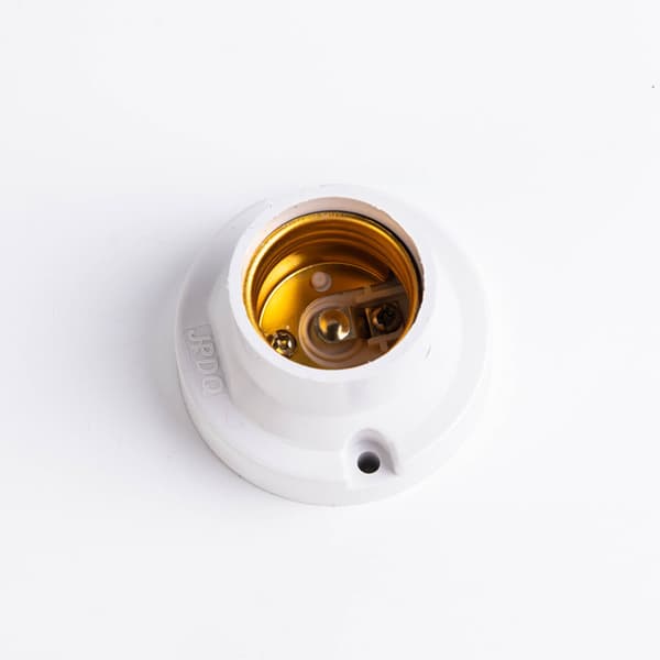 24 stk. E27 lampeholder fatning LED pære adapter White