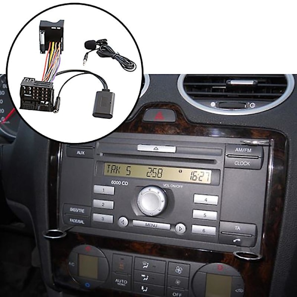 Bluetooth 5.0 Aux-kaapeli mikrofonadapter 6000 Cd Ford Mondeo