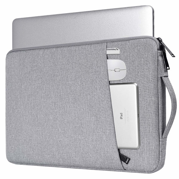 Laptopfodral 14,1 tommer/15,4 tommer canvas Grå Grå