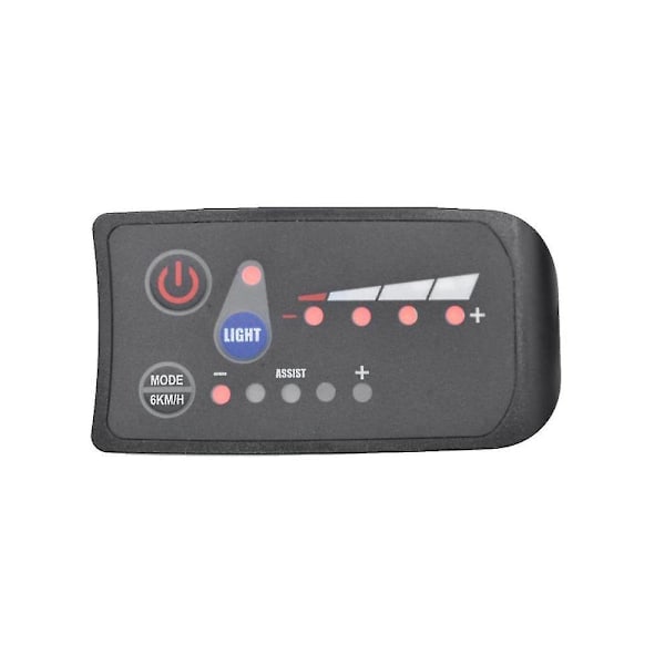 S810 E-cykelmätare LED-display 36v Ip65 för Elcykel Elcykelmätare 5-polig