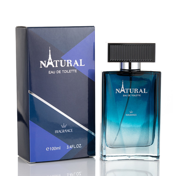 Jinbadi naturlig herreduft frisk treaktig sandeltre eau de toilette 100ml blå Blue