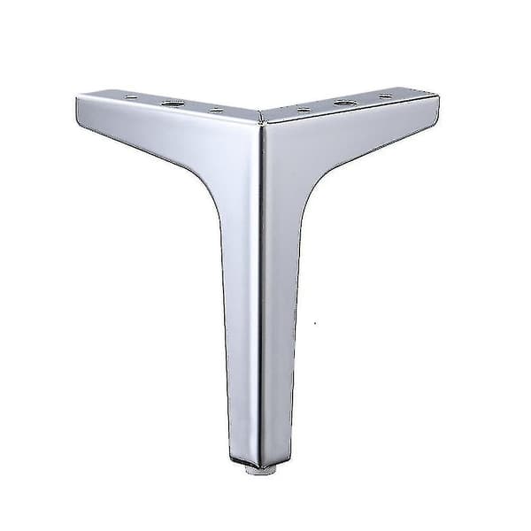 1/4 st 10/15/17cm möbel soffben moderna metall diamant triangel möbelfötter-WELLNGS Silver 1 st Silver 1PC 10cm