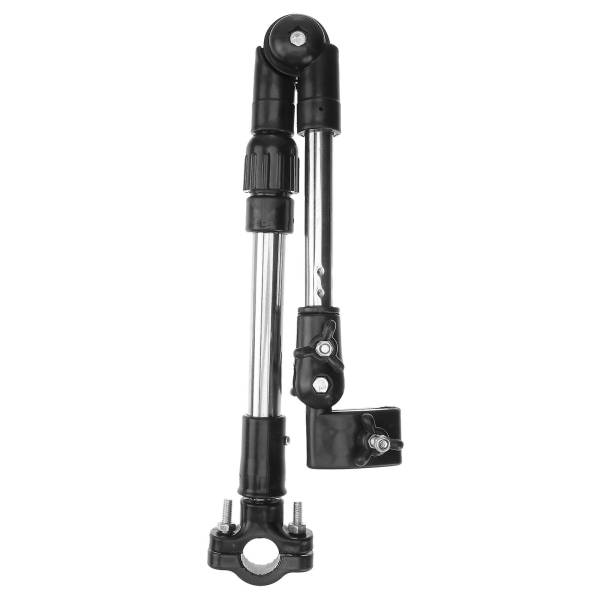 Utdragbart stativ för paraplyfäste Justerbar utomhusparaplyhållare för cykel Elektrisk barnvagn Rullstol (svart) Black