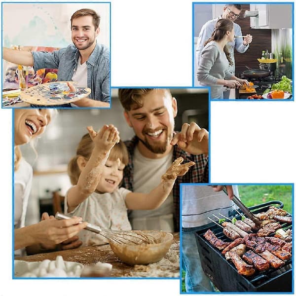 Aprons for Women with Pockets, Water-Resistant, Adjustable Kitchen Aprons, Dishwashing, Grooming, Chef Aprons, Unisex