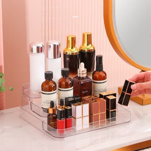 Desktop Parfume Hylde Kosmetik Organizer 2 LAG 2 LAG 2 Tier 2 Tier