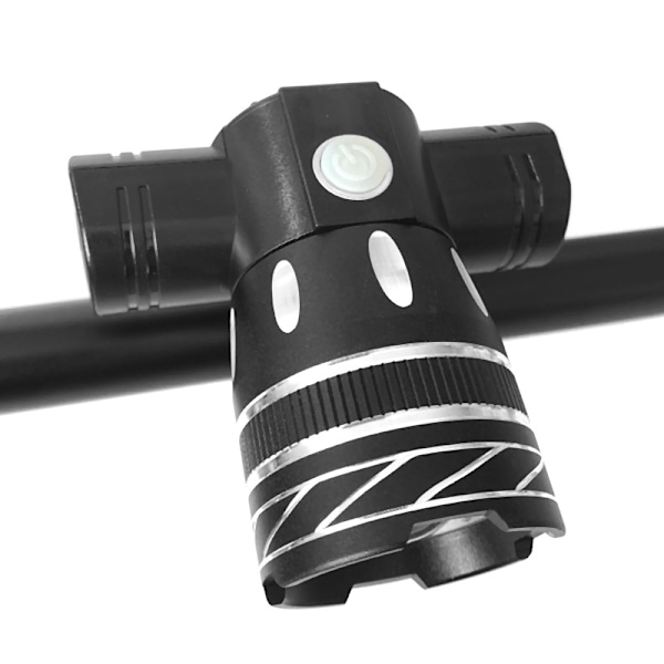 15000lm T6 LED-cykellampe/cykellys/lampesæt USB-opladelig forlygte/lommelygte vandtæt justerbar cykelcykelcykellampe-WELLNGS