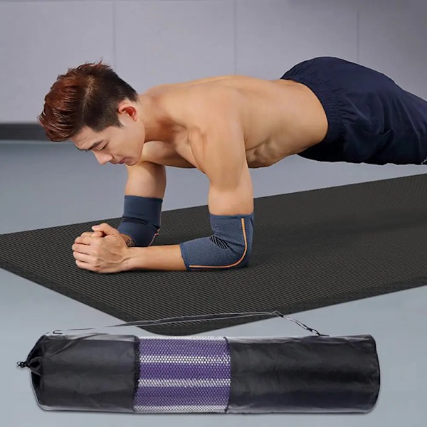 Gym Mat Yoga Sport til Træning Derhjemme til Øvelser Stræk Abs Meditation Mat Pilates Træning Yoga Mat Taske 70*25CM