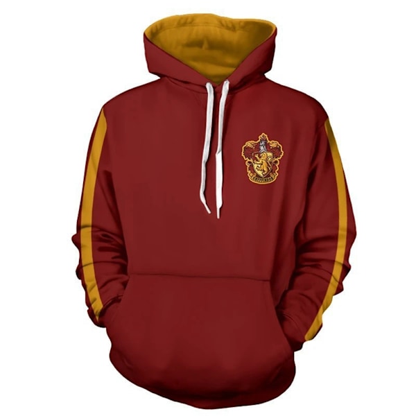 Halloween 3D-tryckt hoodie för män och kvinnor Röd Red M