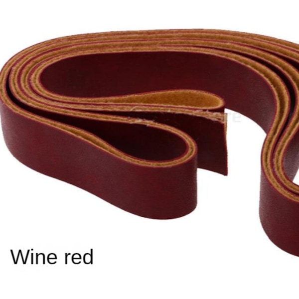 10 Meter Læderrem Strip DIY Læderhåndværk MØRKT KAFFE Dark Coffee