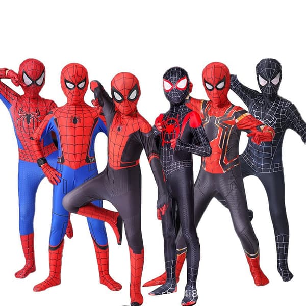 Spider-Man kostumer velegnet til børn Green Dinosaur Team 110
