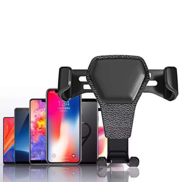 Mobiltelefonholder til bilen - Gravity bilholder luftindtag black