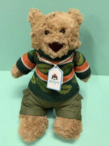 Jellycat Bartholomew Bear 'Tur' Kosedyr