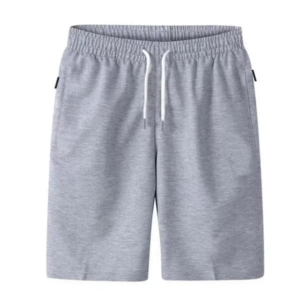 Cargo Shorts Elastisk Talje Tynde Løse Lomme Snøre Cargo Shorts Mørkegrå Dark Gray XL