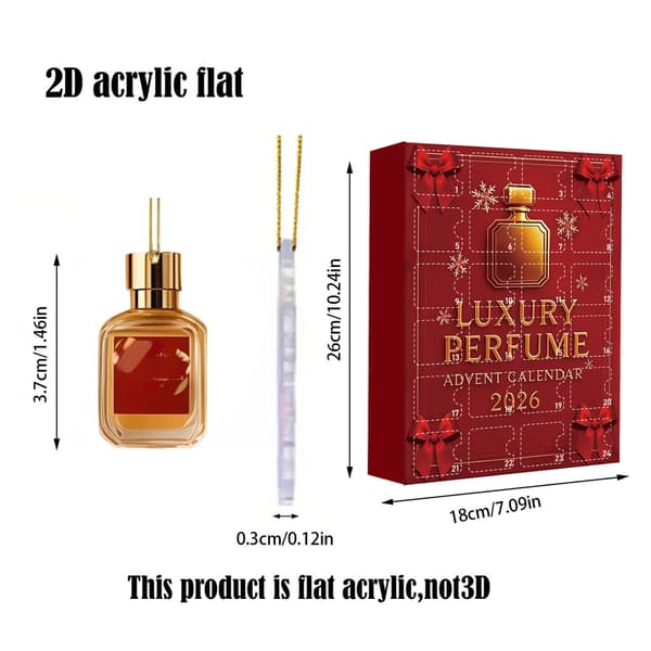 2026 Luksus-parfume-julekalender til kvinder, eksklusiv julegave, julebord-gave