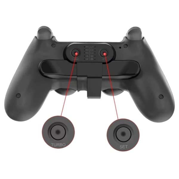 Tillbehör för PS4-handkontroll, bakre knapp, Dual4-förlängning