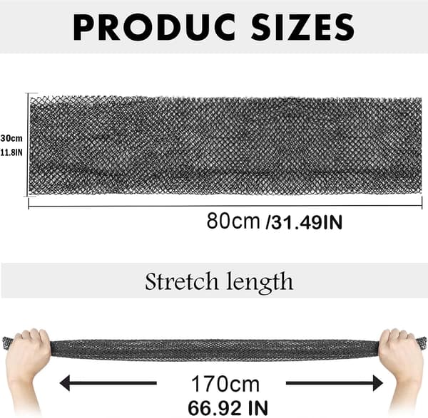 2-pak mesh-svampe, badeskrubber til blødere hud Beige Beige 30*80cm