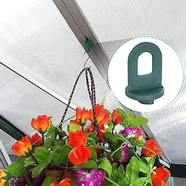Drivhusklammer Sett med 50 med ekstra sterkt grep og maljer - Den beste espalier- og plantestøtten for ditt drivhus - Drivhustilbehør