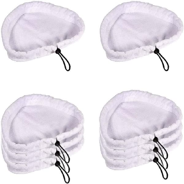 Dampmopp 8 stk Mikrofiberklut Mikrofiber Damprengjøringsputer Vaskbare Mopp Erstatningsdeler