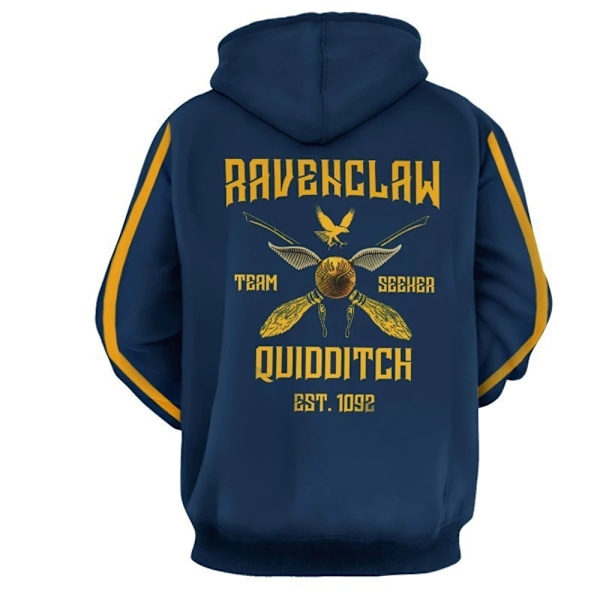 Halloween 3D-tryckt hoodie för män och kvinnor Blå Blue L