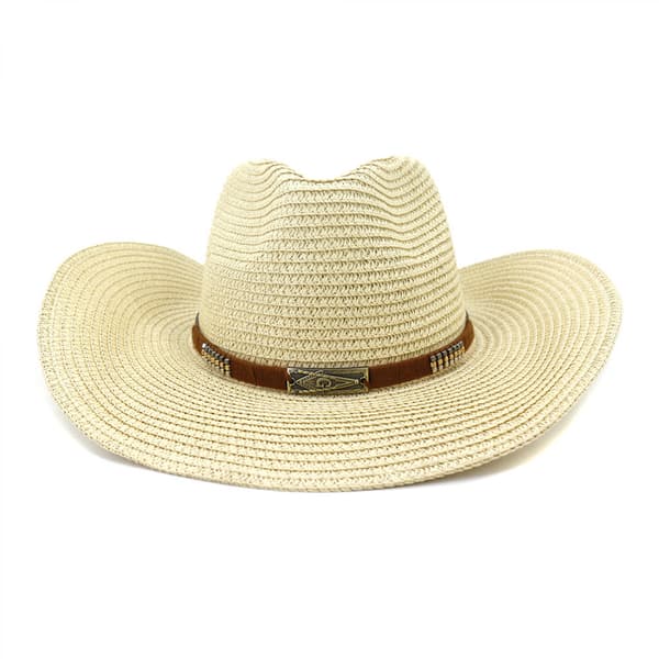 Cowboyhatt dame herre westernhatt bred brem stropp