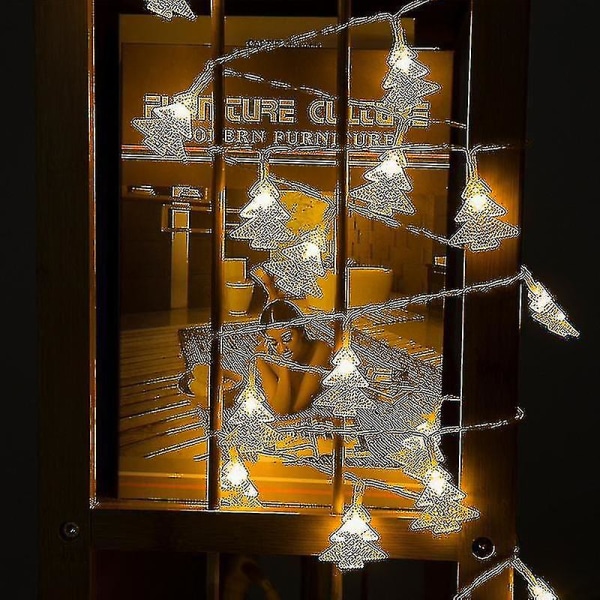 Julgransbelysning Modellering Dekorativa ljusslingor Full av stjärnor Neonljusfestival Utomhus Led Småbelysning Julgran (1 st, varmvit)
