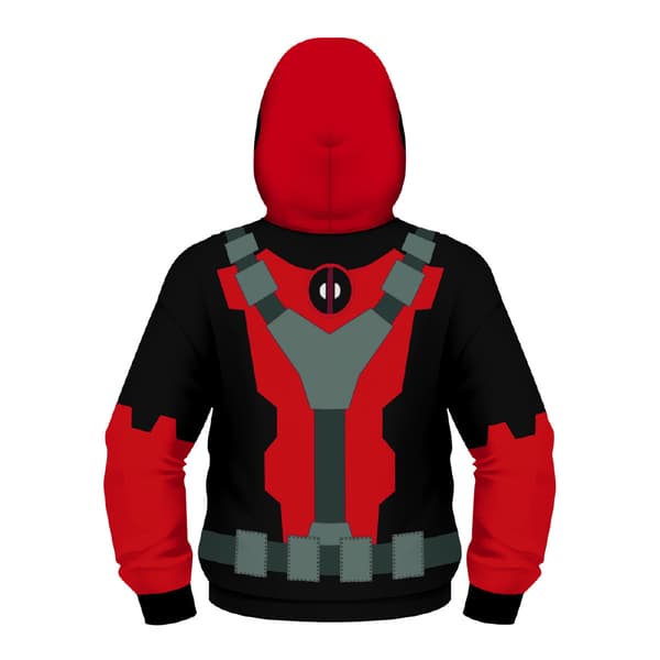 Barn Marvel Serie 3D Digitaltrykk Maskert Langermet Genser, Superhelt Cosplay Rollespill Hettegenser for Barn A1 XS
