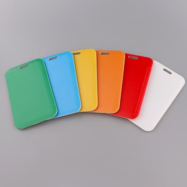 Hard kortholder - ensfarget - ID - arbeids-ID - kortholder - 7 stk