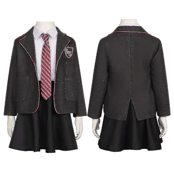 Matilda Cosplay -asu tytöille, koulutyttömekko, univormu, asu, hame, solmio 150cm