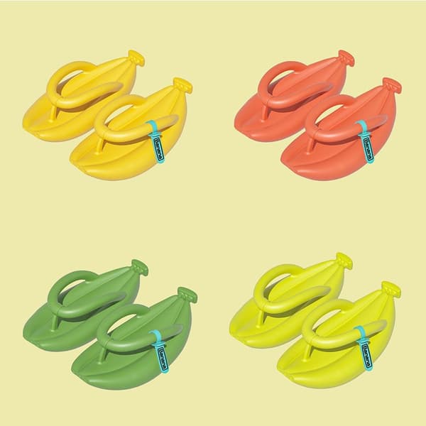 Banaanitossut paksulla pohjalla PUNAINEN 36-37 Punainen Red 36-37