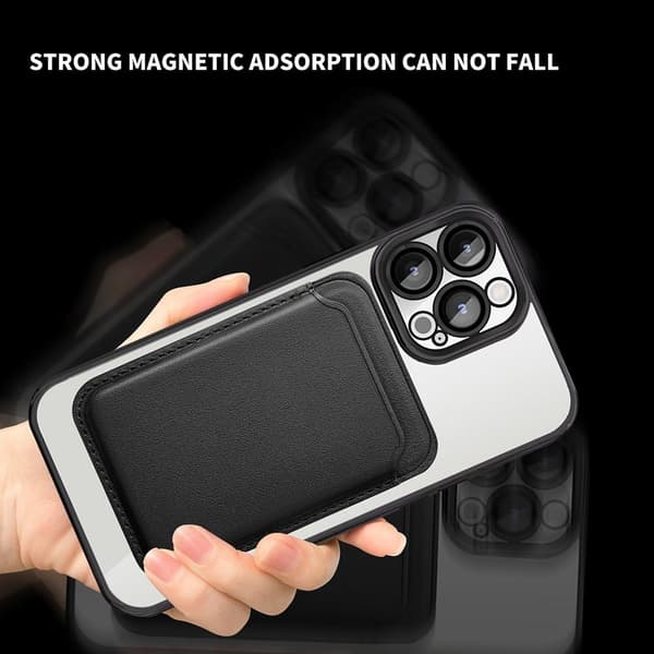 Magnetisk MagSafe Kort Holder Sort Y