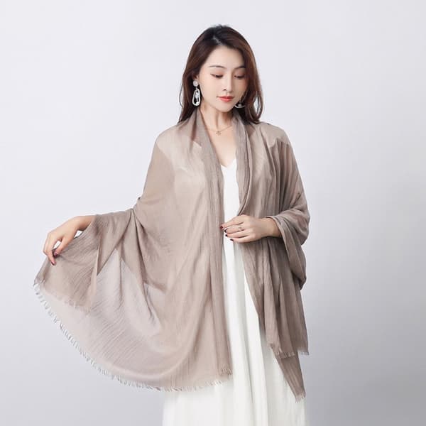 Skjerf Sjal BEIGE Beige