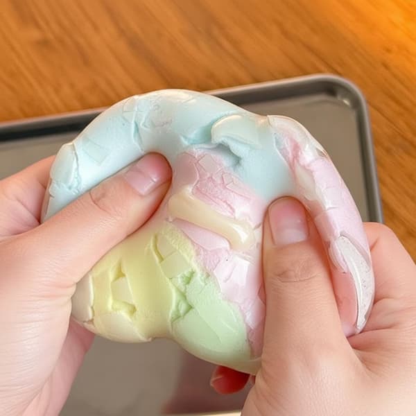 Voks-knasende Squishies, Knasende Voksbold, Bløde Chokoladeformbare Stressbolde med Knækbar Tekstur, Langsomt Stigende Sansebolde til Voksne Green