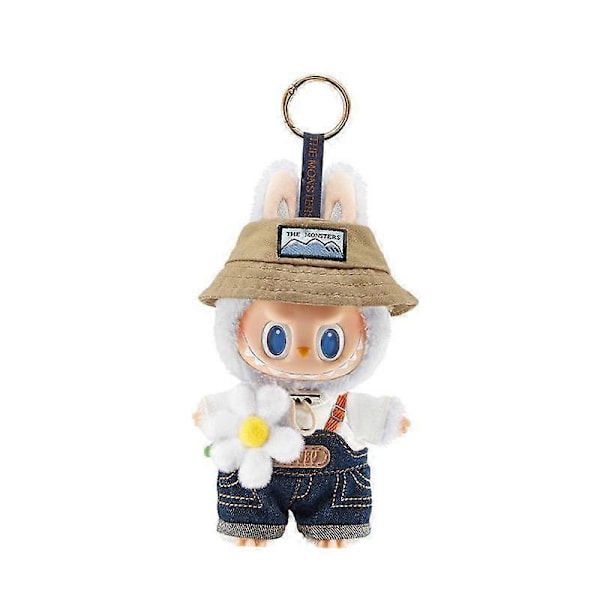Samlefigur Pop Mart Labubu blindboks 17 cm Plysjdukke Dekorativt Unikt Veskeanheng for Barn Voksne Festgaver
