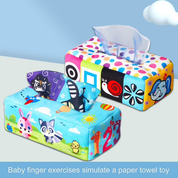 Baby Intressant tänkande Utforskning Färgrik pedagogisk tecknad case Leksak för dagligen E