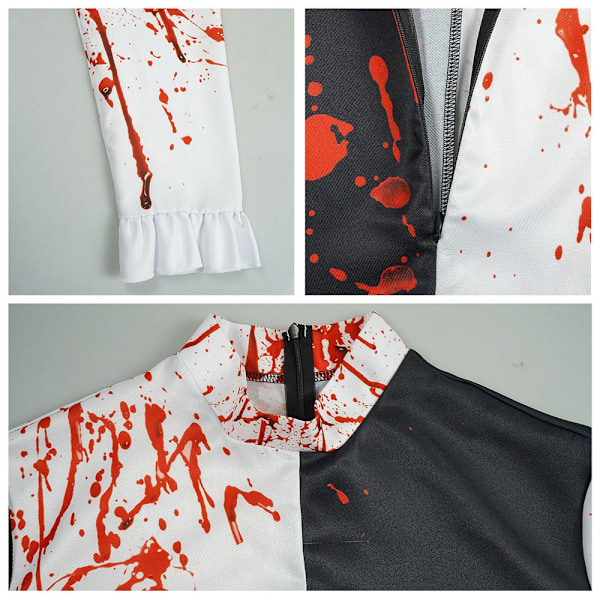M-3XL Halloween Clown Kostym för Vuxna Män och Kvinnor - Rollspelsframträdande Män Men XL
