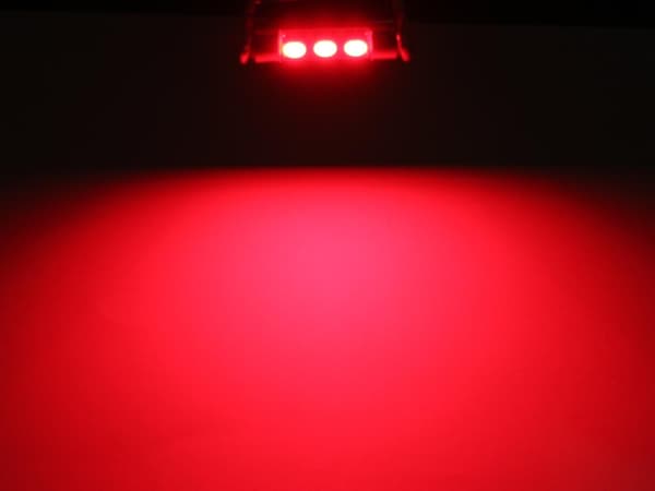 Canbus 36mm röda Led flood lights SV8.5 Re Red 36mm Röda 2-pack
