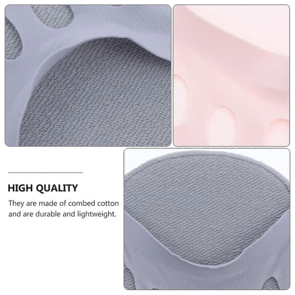 3 Par Honningkake Stoff Forfot Pads Metatarsal Pustende Usynlige Pads