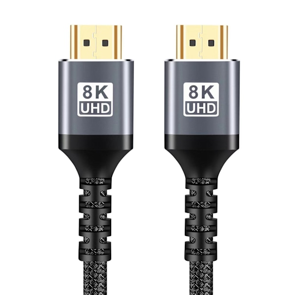 2.1 HDMI-kabel 8K vid 60Hz / 4K vid 120Hz Flerfärgad Flerfärgad 3 m