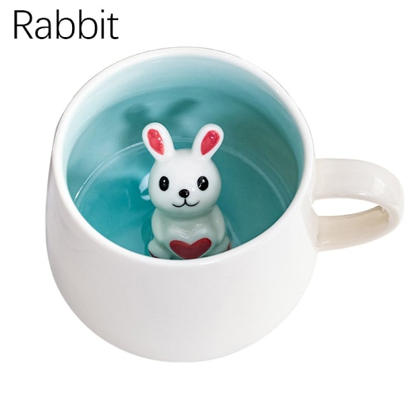 Kaffemugg Mjölktekopp KANIN KANIN Rabbit Rabbit