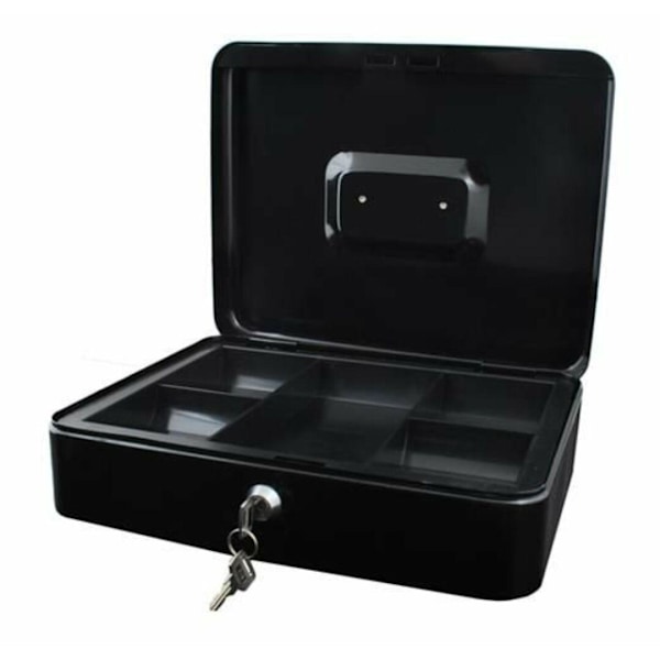 Kasseapparat, Sort - 30 x 24 x 9 cm Svart Black